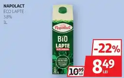 Auchan Napolact bio lapte Ofertă