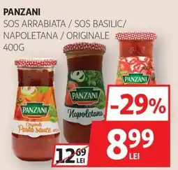 Auchan Panzani sos arrabiata sos basilic napoletana originale Ofertă