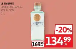 Auchan Le tribute gin mediteranean Ofertă