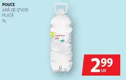Auchan Pouce apă de izvor plată Ofertă