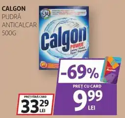 Auchan Calgon pudră anticalcar Ofertă
