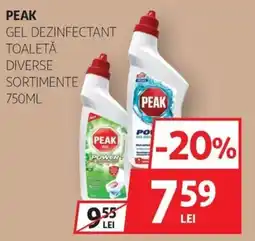 Auchan Peak gel dezinfectant toaletă Ofertă