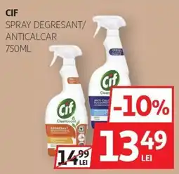 Auchan Cif spray degresant anticalcar Ofertă