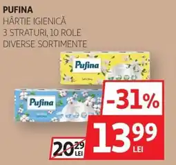 Auchan Pufina hârtie igienică Ofertă