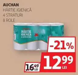 Auchan Auchan hârtie igienică Ofertă