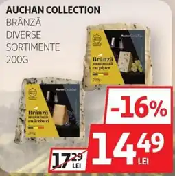 Auchan Auchan Collection Brânză Diverse Sortimente Ofertă