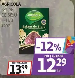 Auchan Agricola salam de sibiu Ofertă