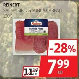 Auchan Reinert salam sibiu & șuncă carpați Ofertă