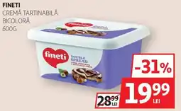 Auchan Fineti cremă tartinabilă bicoloră Ofertă