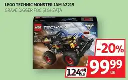 Auchan lego technic monster jam grave digger foc și gheață Ofertă