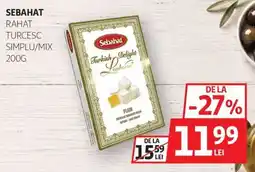 Auchan Sebahat rahat turcesc simplu/mix Ofertă