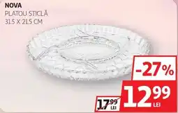 Auchan Nova platou sticlă Ofertă