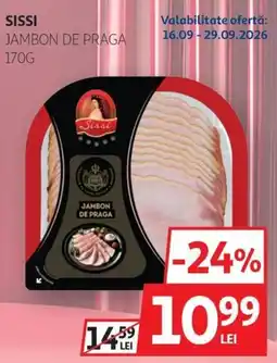 Auchan Sissi jambon de praga Ofertă