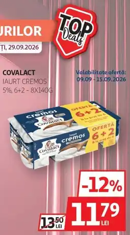 Auchan Covalact iaurt cremos Ofertă