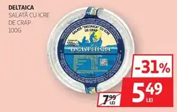 Auchan Deltaica salată cu icre de crap Ofertă