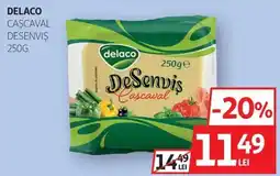 Auchan Delaco desenvis cascaval Ofertă