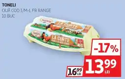 Auchan Toneli ouă cod 1/m-l fr range Ofertă