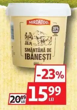 Auchan Mirdatod smântână de ibănești Ofertă