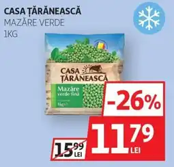 Auchan Casa Țărănească mazăre verde Ofertă
