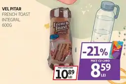 Auchan Vel Pitar French Toast Integral Ofertă