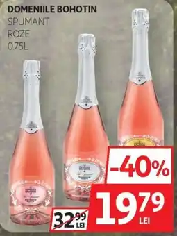 Auchan Domeniile Bohotin spumant roze Ofertă