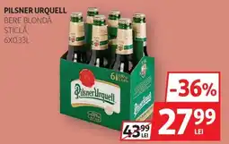 Auchan Pilsner Urquell bere blondă Ofertă