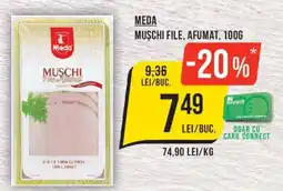 Mega Image Meda mușchi file, afumat Ofertă