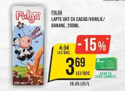 Mega Image Fulga lapte uht cu cacao vanilie banane Ofertă