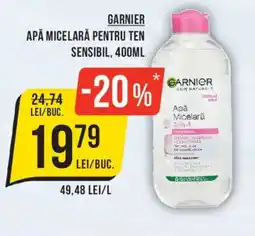 Mega Image Garnier apa micelara pentru ten sensibil Ofertă