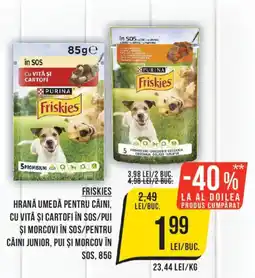 Mega Image Friskies hrană umedă pentru câini Ofertă