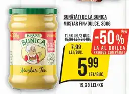 Mega Image Bunătăți de la Bunica Muștar Fin/Dulce Ofertă