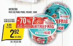 Mega Image Antrefrig pate de porc / porc, picant Ofertă