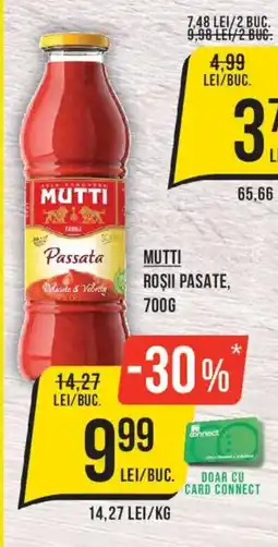 Mega Image Mutti roșii pasate Ofertă