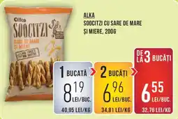 Mega Image Alka soocitzi cu sare de mare și miere Ofertă