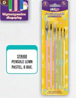 Mega Image Strigo pensule lemn pastel Ofertă