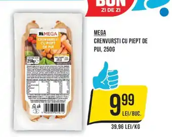 Mega Image Mega crenvurști cu piept de pui Ofertă