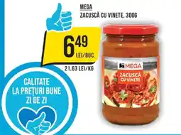 Mega Image Mega zacusca cu vinete Ofertă