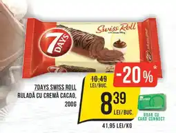 Mega Image 7days ruladă cu cremă cacao Ofertă