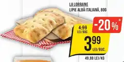 Mega Image La Lorraine lipie albă italiană Ofertă