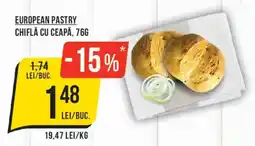 Mega Image European Pastry Chiflă cu ceapă Ofertă