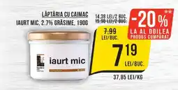Mega Image Lăptăria cu Caimac iaurt mic Ofertă