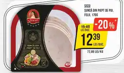 Mega Image Sissi șuncă din piept de pui Ofertă