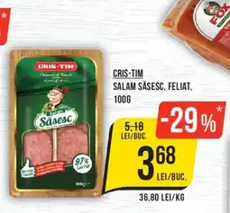 Mega Image Cris-tim salam săsesc, feliat Ofertă