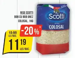 Mega Image Scotti bob cu bob orez colosal Ofertă