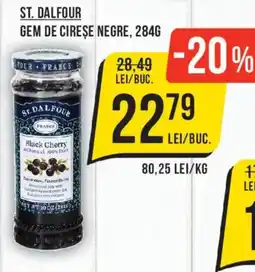 Mega Image St. Dalfour gem de cireșe negre Ofertă