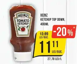 Mega Image Heinz ketchup top down Ofertă