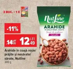 Carrefour Arahide în coajă roșie, Nutline Ofertă