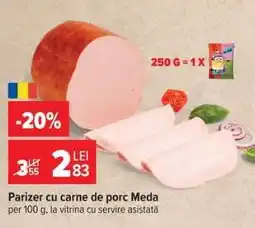Carrefour Parizer cu carne de porc Meda Ofertă