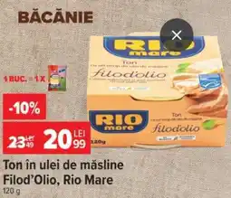 Carrefour Ton în ulei de măsline Filod’Olio, Rio Mare Ofertă