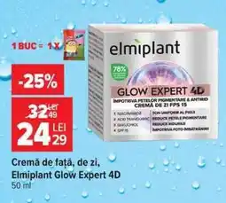 Carrefour Cremă de față de zi Elmiplant Glow Expert 4D Ofertă
